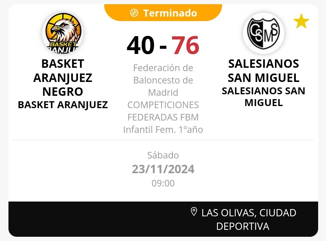 BasketAranjuez's tweet photo. ⚪⚫ Derrota del #InfFemNegro frente a #SalesianosSanMiguel. #Alonso: "Un horrible tercer cuarto emborrona un gran partido en el que competimos de tú a tú contra las líderes del grupo" https://t.co/NOUXTRjntr