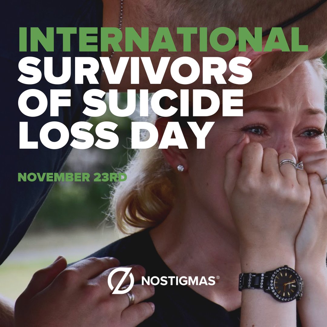 NoStigmas's tweet photo. Today, we recognize International Survivors of Suicide Loss Day. We remember those lost to suicide and stand with their survivors.

Remember, if you or someone you know is experiencing mental health crisis, call or text 988 now for help. The world is better with you in it. https://t.co/GhiY3uHaUM