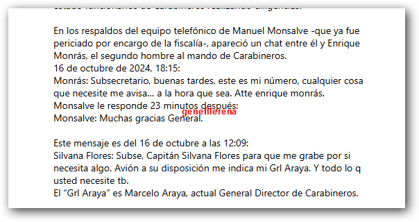 gene_llerena's tweet photo. ¿Así q fue ud, grl director @Carabdechile MARCELO ARAYA ZAPATA q personalmente dispuso un avión institucional al VIOLADOR SOCIALISTA MONSALVE? ¿pq? ¿cual es la explicación jurídica de esto? ¿entiende ud., como "abogadE" ese viaje un objeto ILÍCITO? 🤔🤔🤔 https://t.co/0mbRdGNBTn