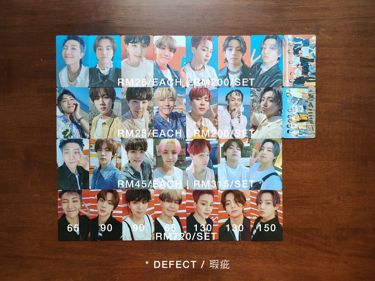 suminsells's tweet photo. [RT PLS/WTS 🇲🇾] BTS ALBUM PC

💰 RM5/EACH, RM45/SET
➡️ BE DELUXE

💰 RM25/EACH, RM200/SET
➡️ MOTS7
➡️ BE ESSENTIAL
➡️ BUTTER

💰 RM45 - RM150/EACH, RM240 - RM720/SET
➡️ BE ESSENTIAL POB
➡️ BE KR &amp; JP LDPC
➡️ BUTTER WVS &amp; JPFC POB

❗ PREFER TO SELL IN SETS

#pasarbts #myARMYjual https://t.co/HjAyMGNCRJ