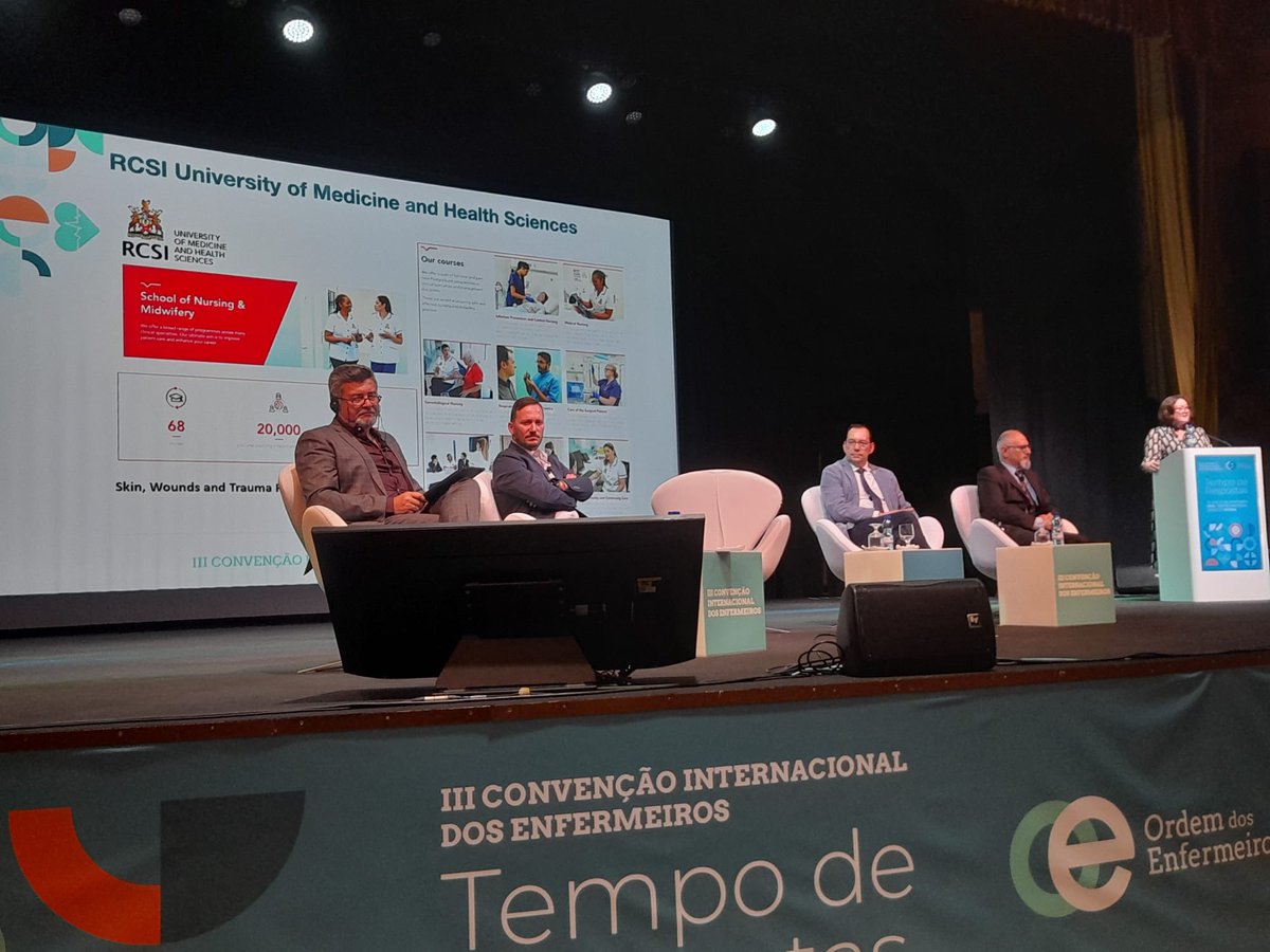 Delighted to have been invited to present on the Irish experience of introducing nurse/midwife prescribing: education, legislation and professional guidance to the Portuguese Ordem dos Enfermeiros annual conference <a href="/RCSI_Nursing/">nursing@rcsi.ie</a> <a href="/RCSI_Irl/">RCSI</a>