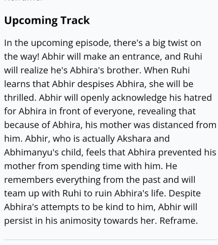 Itsurgurl_AS's tweet photo. Abhir will hate Abhira??
I don't believe this.
Abhir and 🐁 ek team main.

#yrkkh #yrkkh4 https://t.co/9dt5Ju5V0P