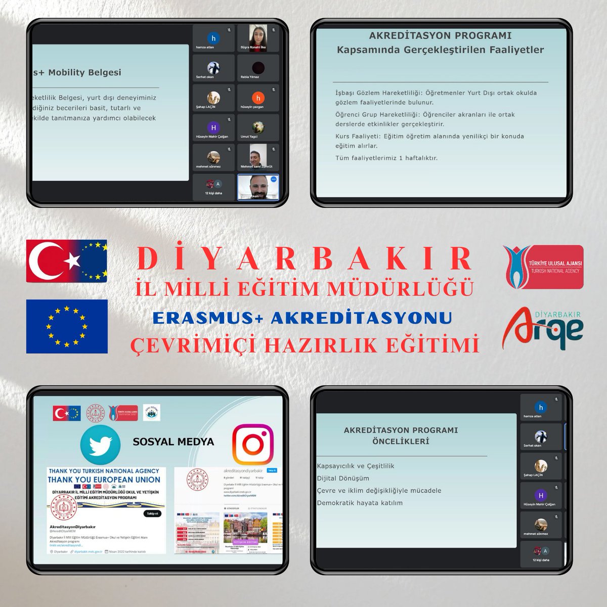 🇹🇷🇪🇺 İl Milli Eğitim Müdürlüğümüz koordinesinde, 24-30 Kasım tarihleri arasında Erasmus Yetişkin Eğitimi Akreditasyonu kapsamında Fransa’da🇫🇷  10 öğretmenimizin katılımıyla düzenlenecek İşbaşı gözlem faaliyeti ile Okul Eğitimi Akreditasyonu kapsamında Almanya’da 🇩🇪 10