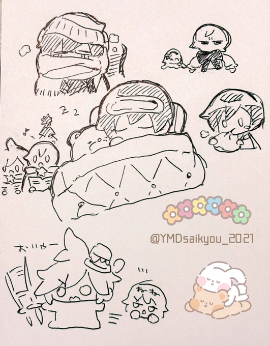 ボーマスの待ち時間で描いてたらくがき✒️ 