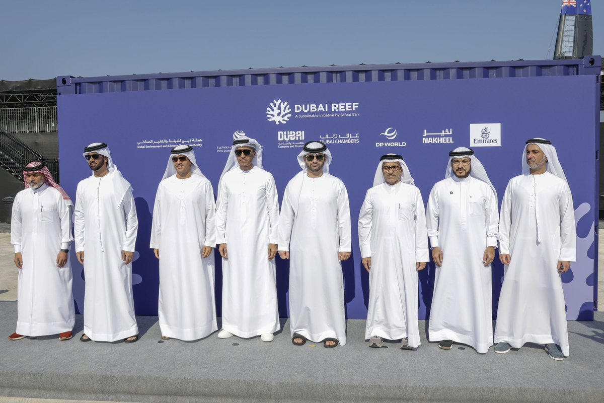 Today, I witnessed the landmark launch of the first phase of DUBAI REEF, the world’s largest purpose-built reef development project. This milestone marks the completion of the first 1,000 purpose-built reef modules, part of a total of 20,000 modules of various sizes to be