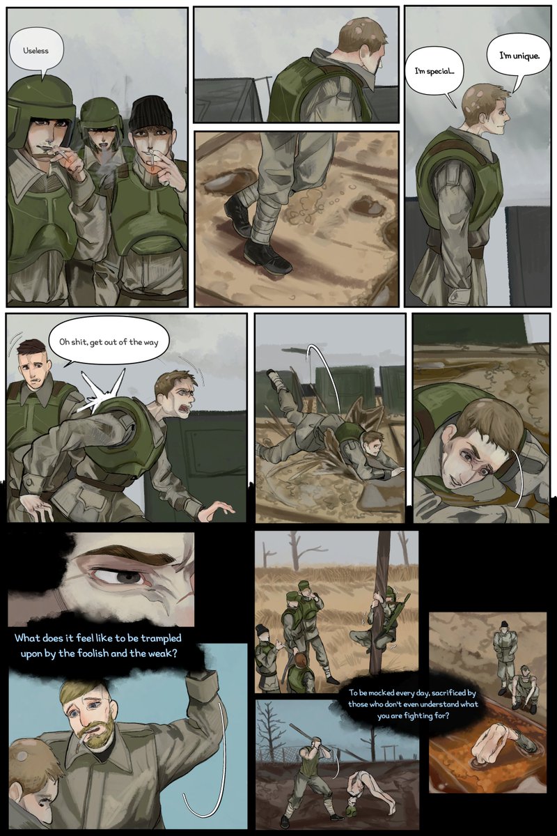 Commission  Thank you

Hazing and the allure of chaos: Not all are blessed with the touch of beneficent Emperor. Where one rises, hundreds of others may have been forgotten by his grace. Worse of all they may even face persecution from those who they should call comrades. The 