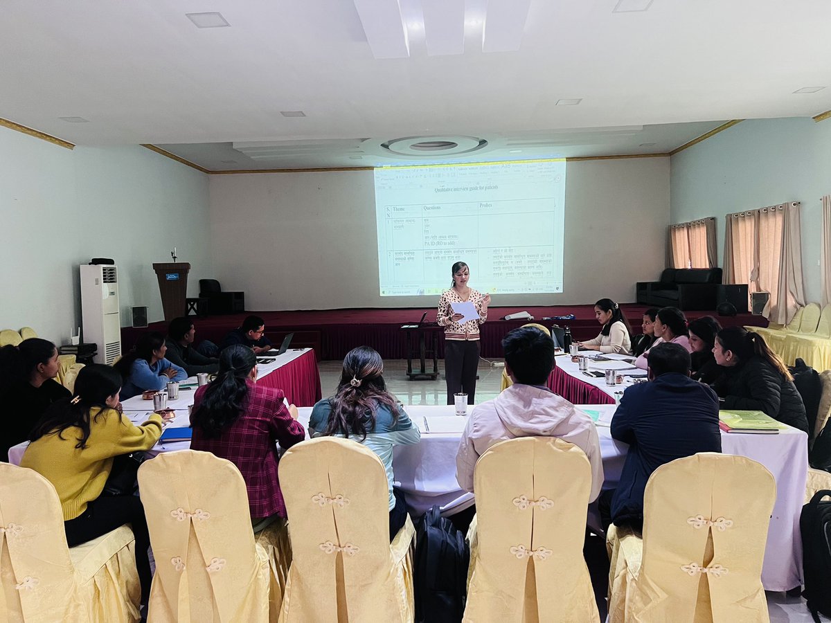 _biniaa's tweet photo. Thrilled to have lead my first session on qualitative interviews with an amazing group organized by @tpo_nepal!

Grateful for the opportunity to learn through sharing and building capacity of one another.

#capacitybuilding #tponepal #mentalhealthresearcher https://t.co/UQiLERMPL1