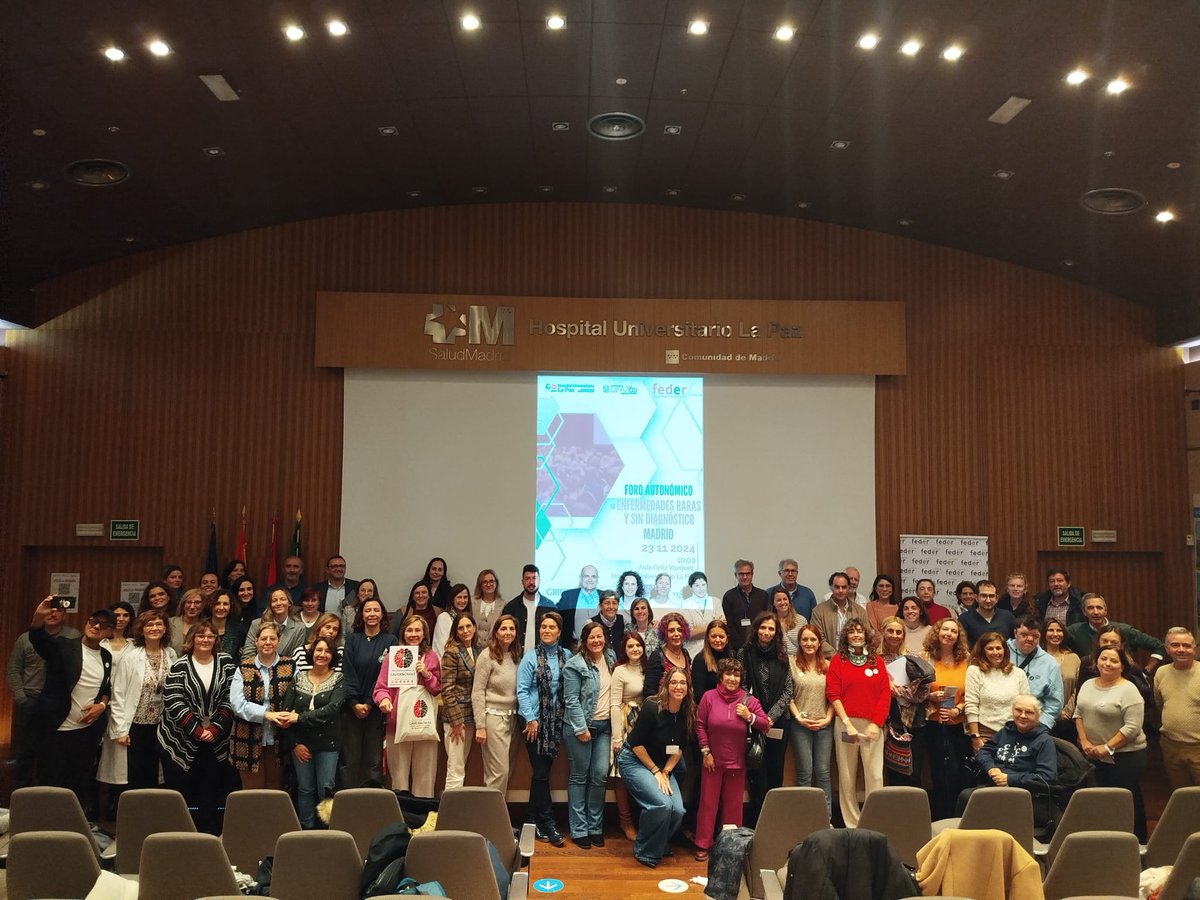 Terminamos el Foro Autonómico de Madrid juntos al Hospital Universitario La Paz

💜Gracias a todos los participantes💜

🍀Gracias a las asociaciones, profesionales y familias🍀