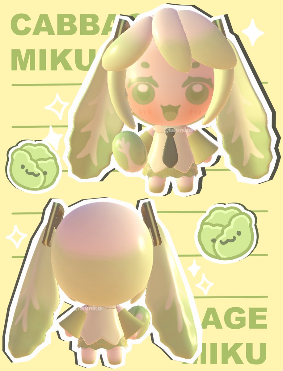 miku series 42 - cabbage miku 🥬