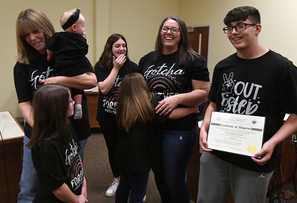 It started with a promise: Connecticut Adoption Day ‘completes’ local family. Go to theday.com/local-news/202… for the story and more photos. <a href="/thedayct/">The Day</a>