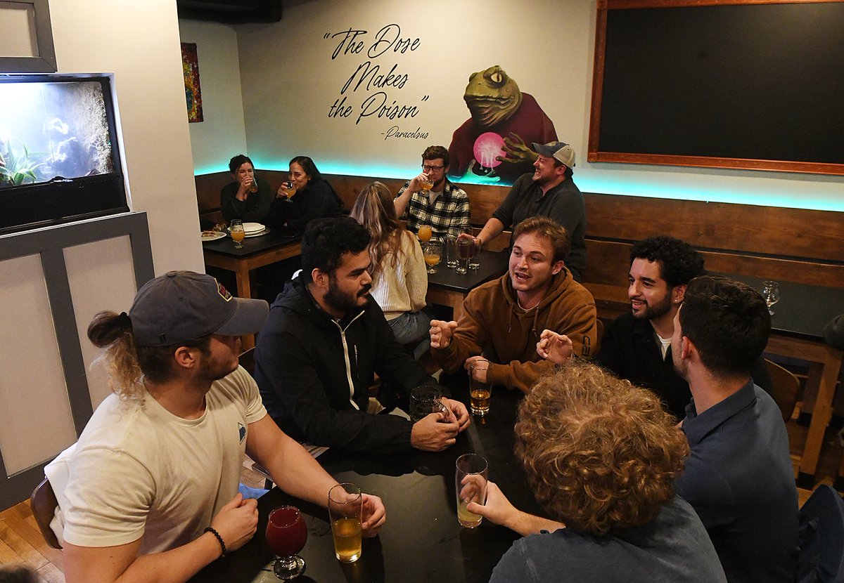 Tox raises a glass to new era in downtown New London. Go to theday.com/business/20241… for the story and more photos. <a href="/thedayct/">The Day</a>