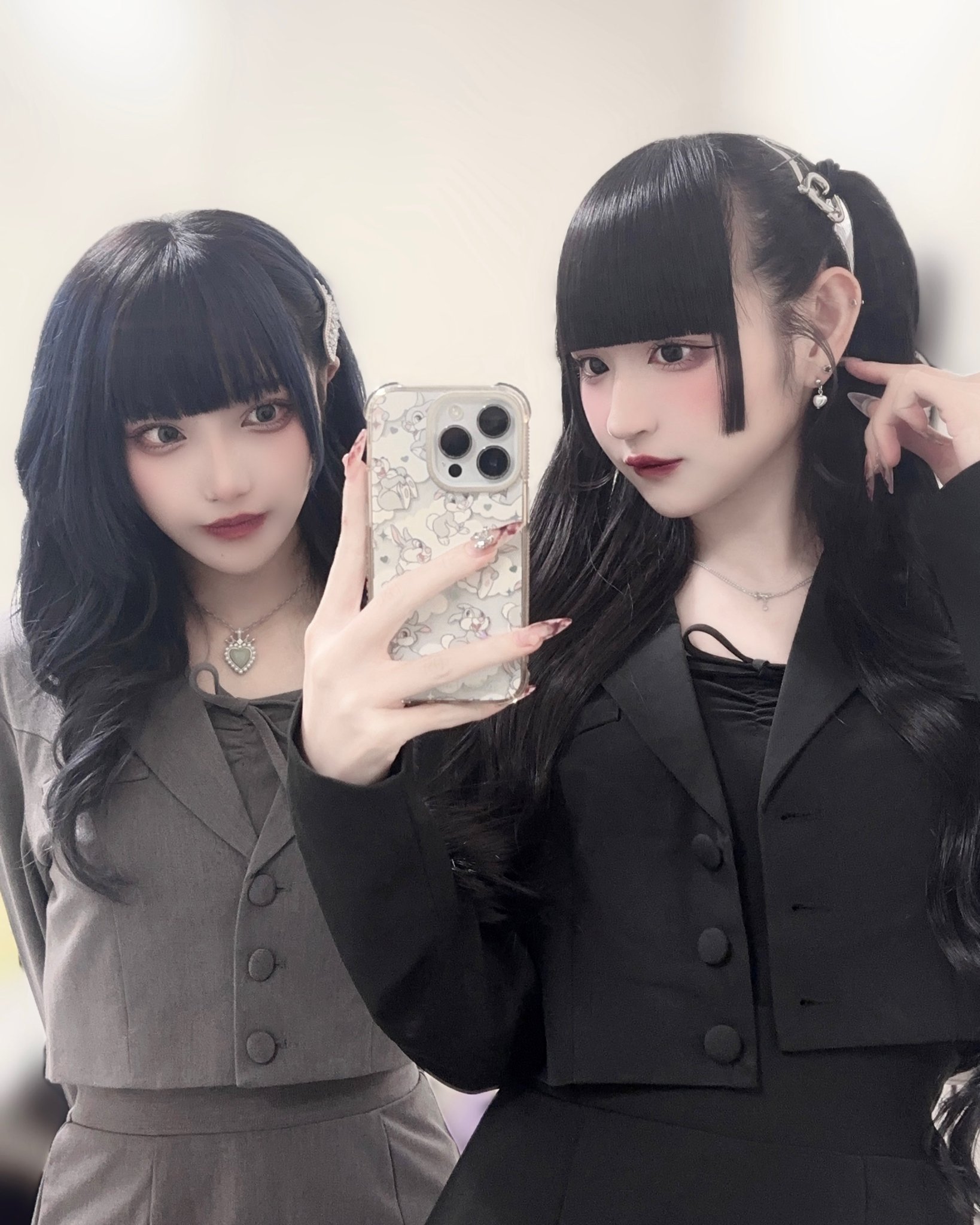 twinpale蒼井叶 白雪姫乃 実写ロンＴ、タトゥーシール2種 twinpale蒼井叶 白雪姫乃 実写ロンT、タトゥーシール2種 アイドル