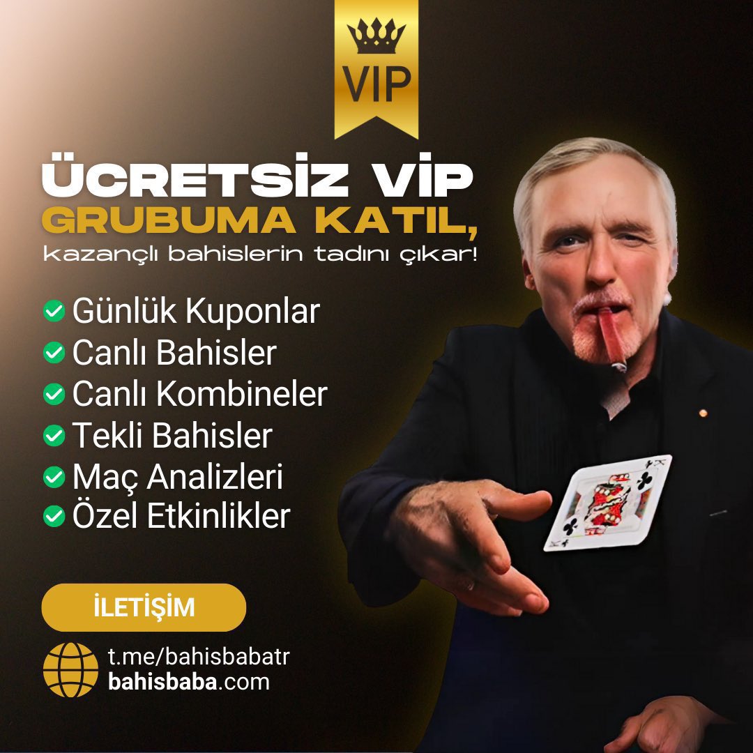 💚 GÜNÜN KUPONU

• Bodrum FK - Galatasaray
• Celta Vigo - Barcelona
• Parma - Atalanta

Toplam Oran: 3.08

✳️ Ücretsiz VİP grubumuza katılarak kuponu görüntülemek isteyenler için LİNK BİO’da!