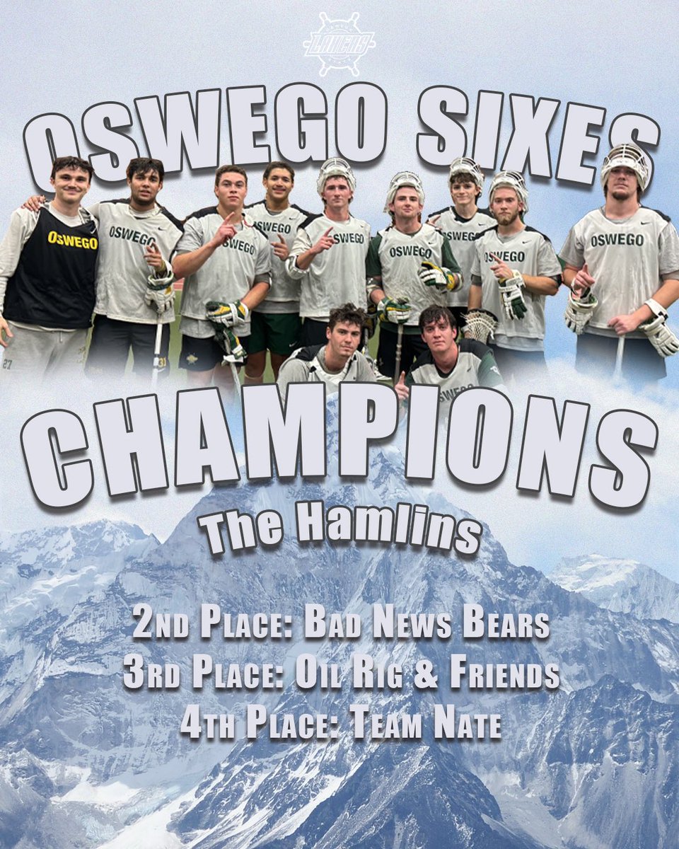 OswegoMLacrosse's tweet photo. The Champs are here! 2024 sixes champions, The Hamlins!!! https://t.co/Uit10QEj9S