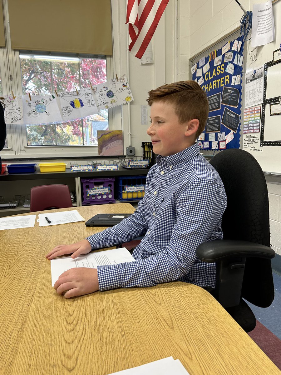 Student-led conferences are off to a fantastic start! @centrales1 ⁦<a href="/HaddonSchools/">Haddonfield Schools</a>⁩