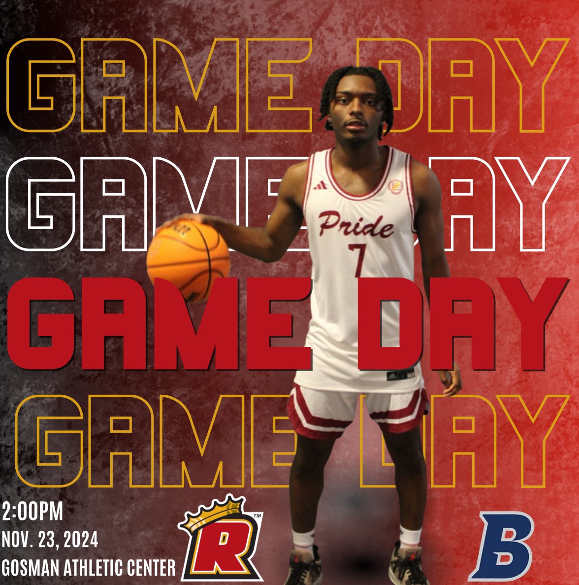 GoRegisPride (@goregispride) on Twitter photo ‼️GAME DAY‼️ <a href="/RegisPrideMBB/">Regis College Men’s Basketball</a> travels to face Brandeis for a 2pm start at the Gosman Athletic Center. ‼️GAME DAY‼️ <a href="/RegisPrideMBB/">Regis College Men’s Basketball</a> travels to face Brandeis for a 2pm start at the Gosman Athletic Center.