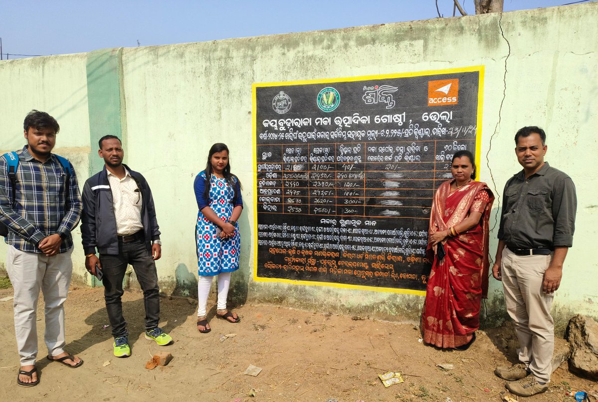 MANDI_Maize's tweet image. Ranimahas Mission Shakti FPC Nuapada has procured 1306 qtl. maize from 45 women farmers with trained Udyog Mitras doing the maize quality check, price dissemination and maize purchase
@arvindpadhee @AgriGoI @NidhiNSrinivas @DM_Nuapada @vipinaccess @mission_shakti @krushibibhag