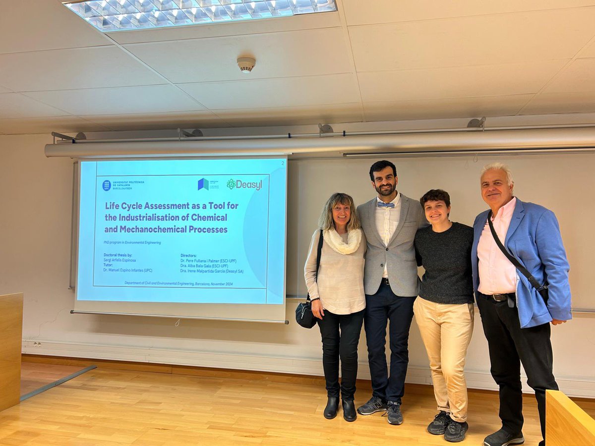 I’ve successfully defended my PhD thesis, “Life Cycle Assessment as a Tool for the Industrialisation of Chemical and Mechanochemical Processes” where I have shown my Excel-based tool to scale up data from lab to industrial levels within a Life Cycle Thinking perspective.
