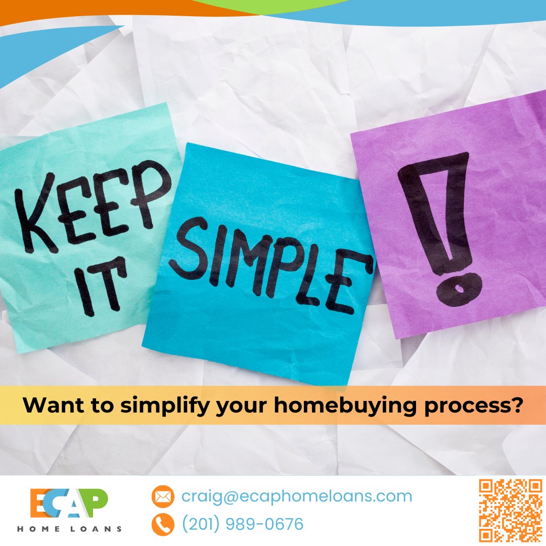 EcapHomeLoans's tweet image. 🚀🏡 Want to simplify your homebuying process? Start with a pre-approval! Book your consultation today: e-caphomeloans.com/labruno-craig-…
#LoanPilot #eCapHomeLoans #MyHomeBuyerAdvisor #HomeLoansMadeEasy #DreamHomeJourney #MortgageTips #HomeownershipGoals #FirstTimeHomeBuyer #MortgageExpert