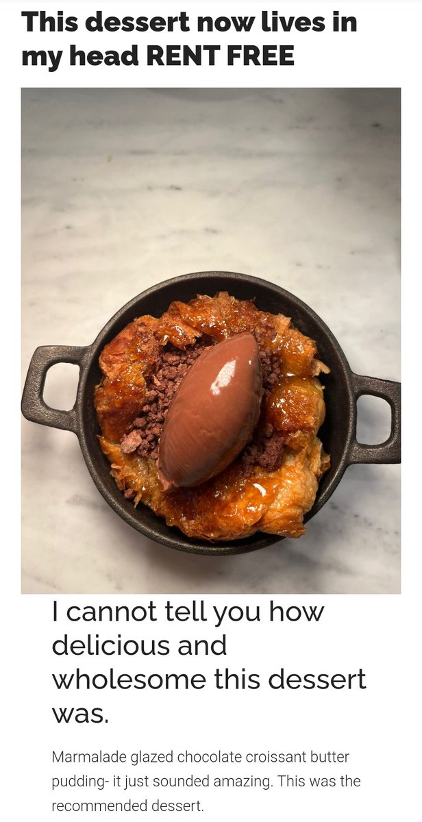 Latest review on a new dessert I put on 👨🏼‍🍳 

It really is good 🤫