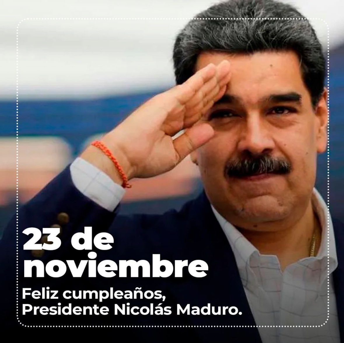 Desde la Embajada de la Republica Bolivariana de Venezuela en Emiratos Árabes Unidos, expresamos nuestras más sinceras palabras de felicitaciones al Presidente Nicolas Maduro en su 62 cumpleaños, y ratificamos nuestro compromiso de seguir transitando de la mano de su Liderazgo,