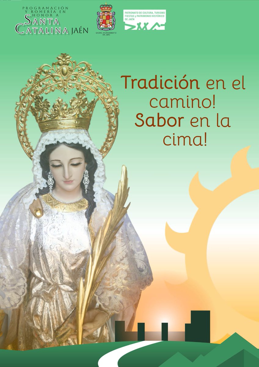 ➡️Mañana día 24 con motivo de la celebración de la #romería de #SantaCatalina y para aquellas personas que no puedan asistir, podréis seguir la procesión a través del siguiente enlace:

youtube.com/live/gQZ4Aeelb…

#Jaén #turismo #España #Andalucía #tradiciones #cofradías