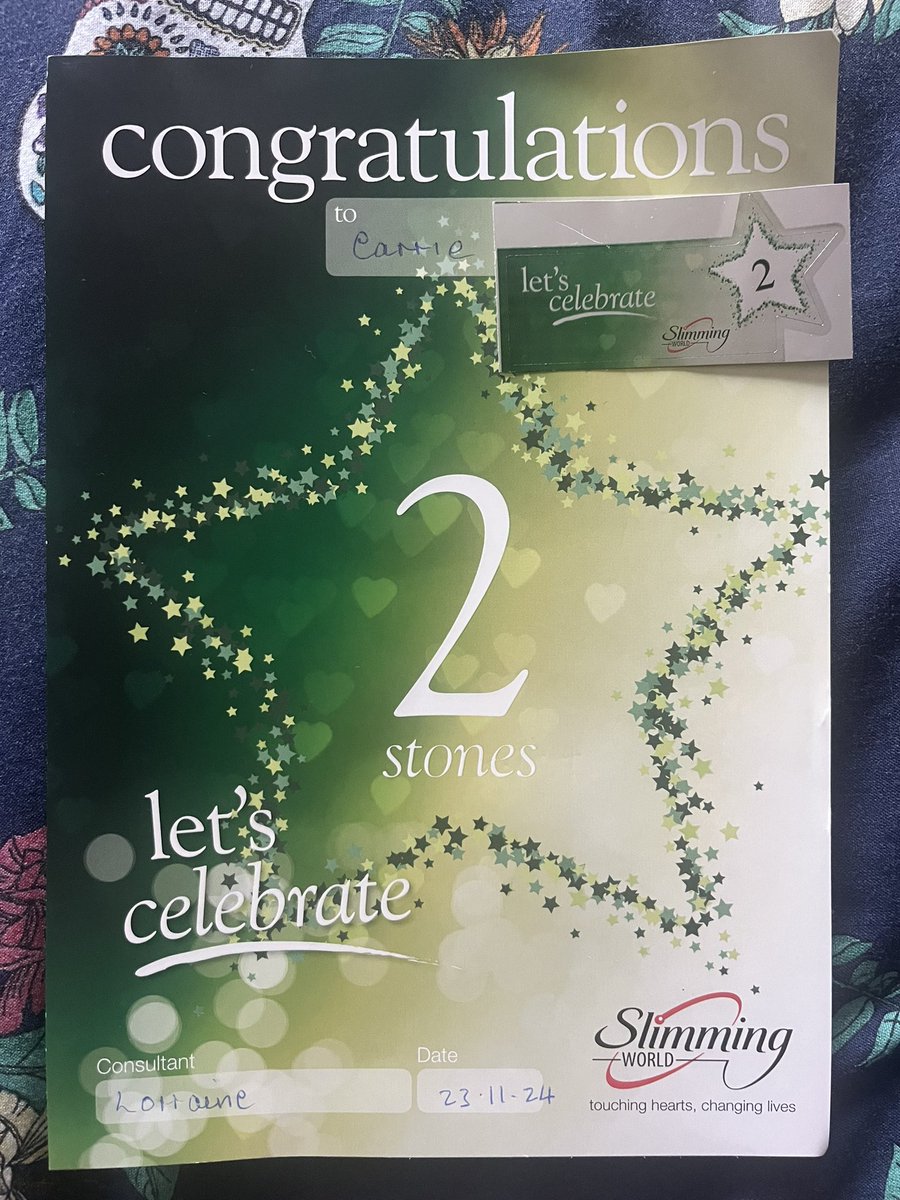 its_carrie2685's tweet image. Today’s reasons to be happy. 
This week I lost 5lbs at SW achieving my 2 stone award and my club 10. I’m also now in the next stone bracket down, 
So so happy 😁 
I wanted to lose 2 stone before my bday and I’ve done it 🥳🥳 
#slimmingworld
