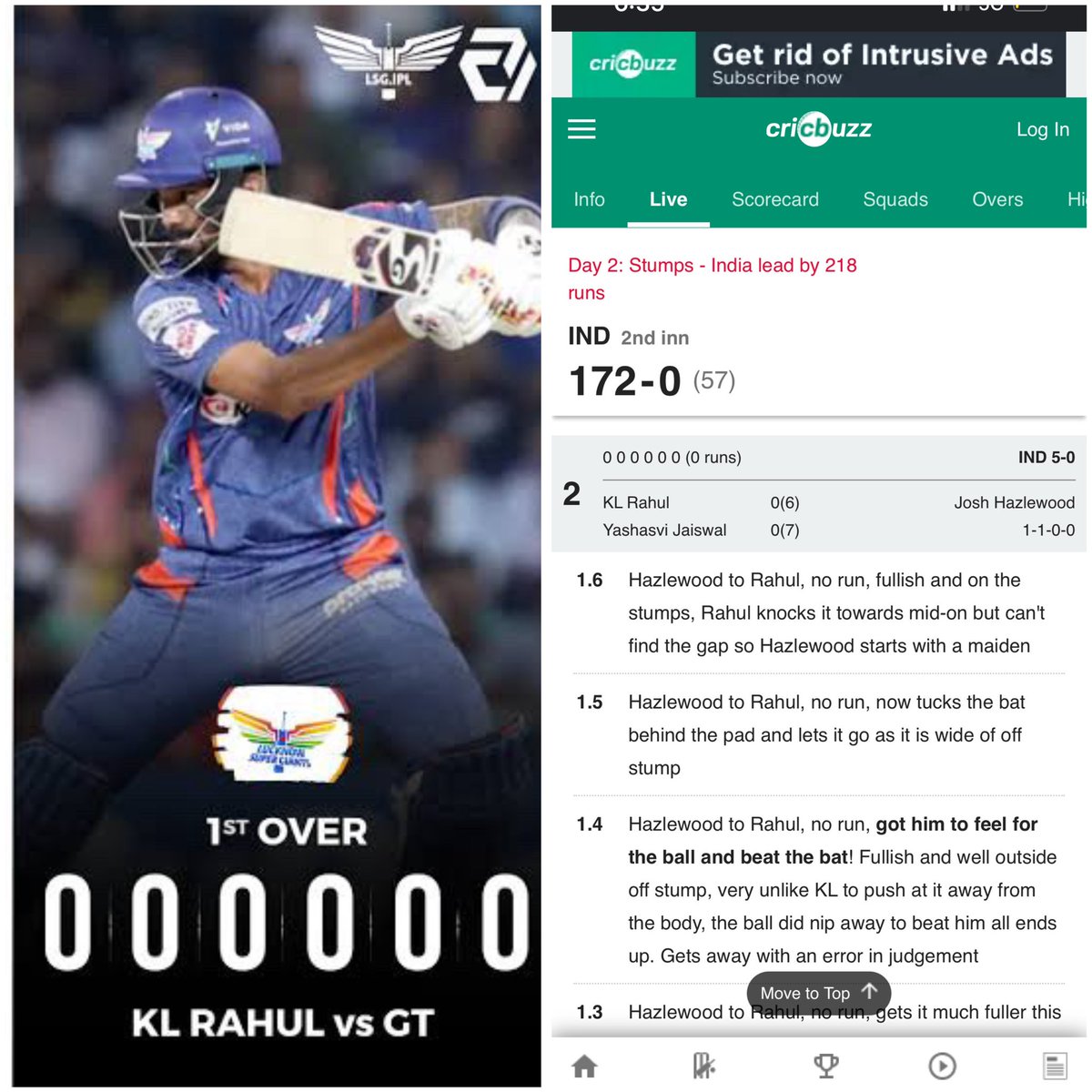 LocalPainter2's tweet photo. Glad to see KL Rahul confusing the formats and playing T20 in a test match 😂😂 #BorderGavaskarTrophy #foxcricket #cricket #IndianCricketTeam https://t.co/ZwUT4v7nxR