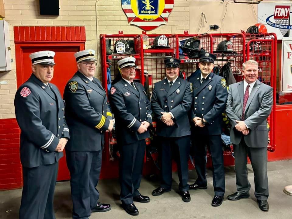 brule_rob's tweet image. As First Selectman, speaking at the Waterford Fire Department Fire Pinning and Promotion Ceremony in a small town like ours is incredibly meaningful. It allows us to honor the dedication, bravery, and achievements of our firefighters in a personal and heartfelt way.