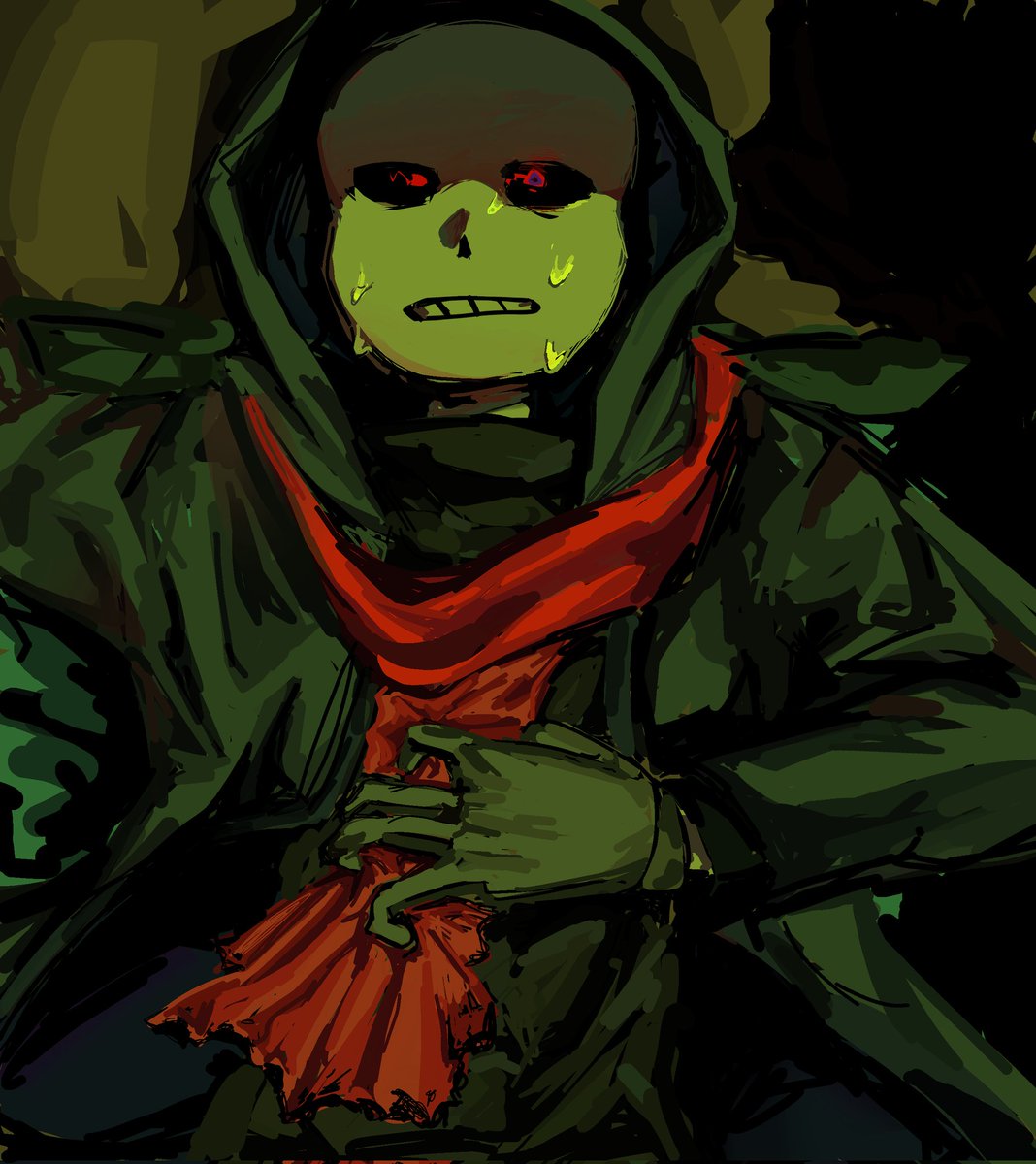 microscribblez's tweet photo. Projecting my sleep paralysis on this guy I hate  #dustsans #sansau https://t.co/J07TzaHUEj