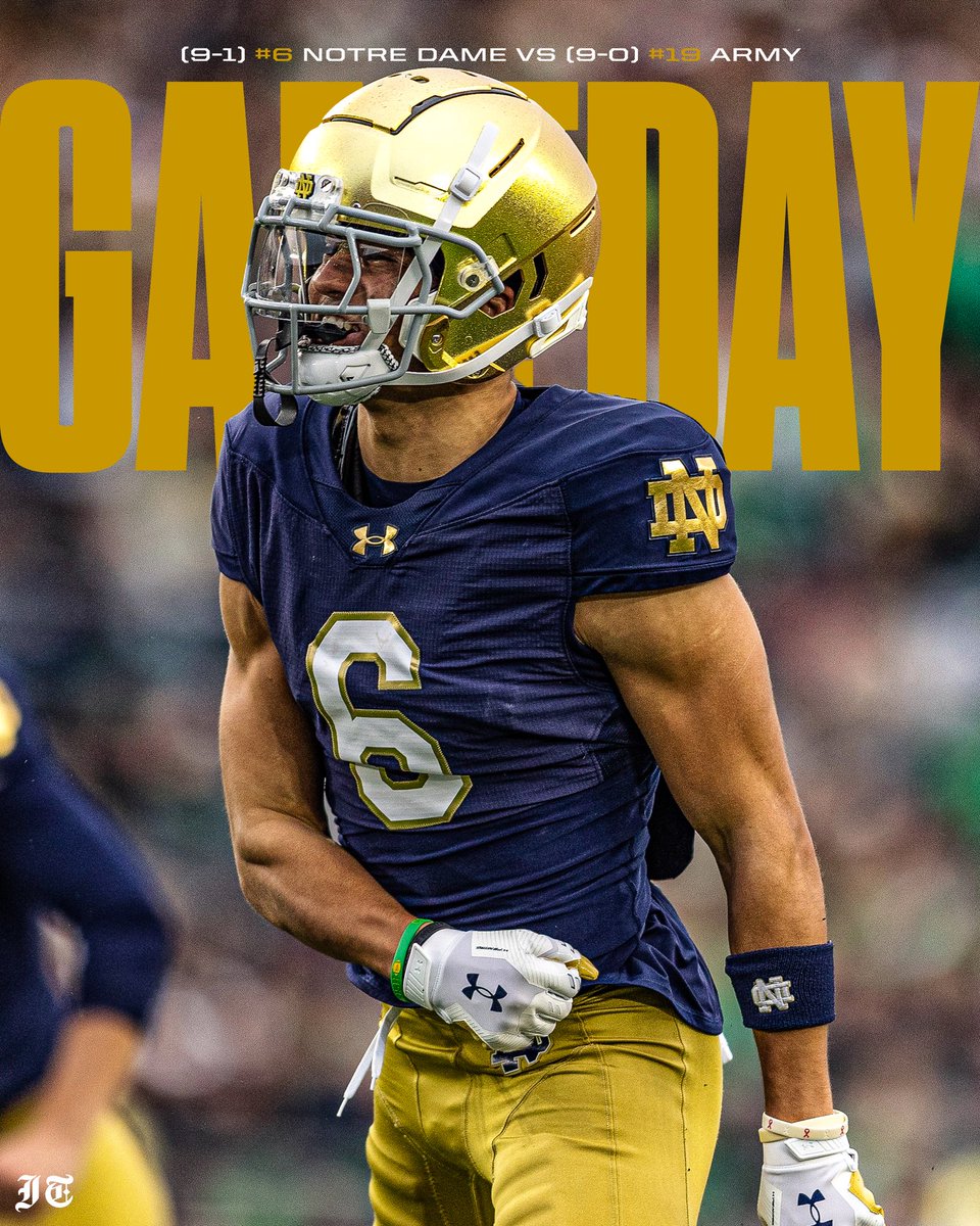 𝐈𝐓’𝐒 𝐆𝐀𝐌𝐄𝐃𝐀𝐘

🆚: Army 
🏟️: Yankee Stadium 
📍: Bronx, NY 
🕢: 7:00 PM EST
📺: NBC
⛅️: 44° / ☁️

What are your game predictions?⬇️

📸: 4.0 Sports Media