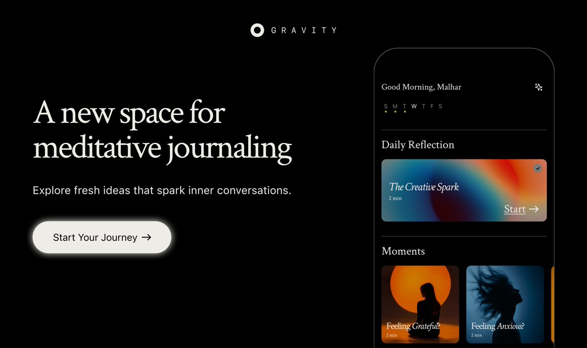 <a href="/seekgravity/">Gravity</a> is live on <a href="/ProductHunt/">Product Hunt 😸</a>, and we've just dropped our Founding Membership! Throw us an upvote and join before the influencers catch on...

Links in 🧵

cc <a href="/rrhoover/">Ryan Hoover</a>