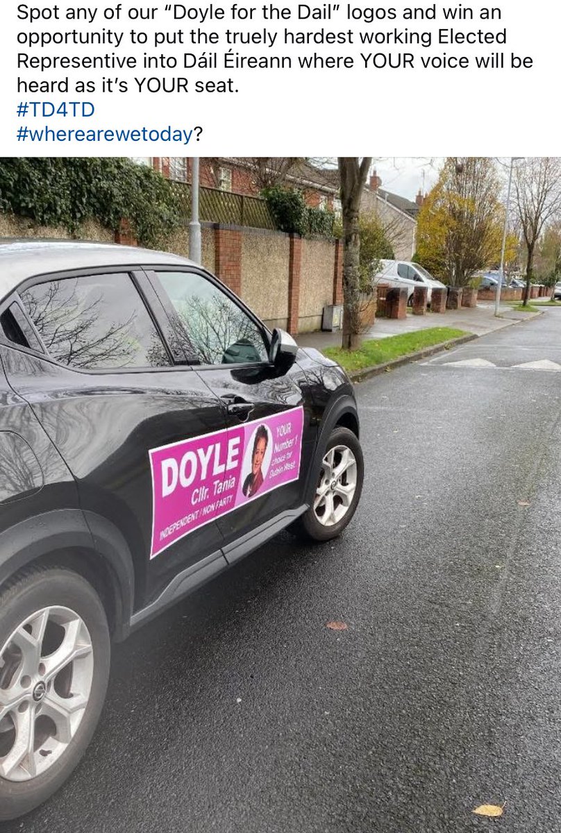 Cllr Tania Doyle(Fingal County Council) (@taniadoylecllr) on Twitter photo 