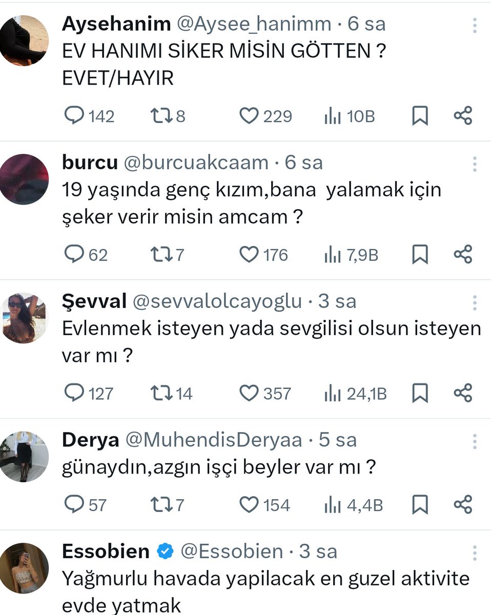 Bu tarz profillerin hepsini erkoşlar kullanıyor ve sadece takip etmenizdir amaçları, spamlayın.