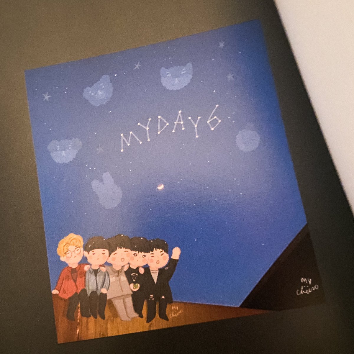 mychiiro's tweet photo. And the arrival of this booklet i made to collect the stuff i drew here can’t be more timely 🥲 thanks for walking with me on this little myday journey 🍀😭 you gave me so much day6!!! https://t.co/eBLPC28eUa
