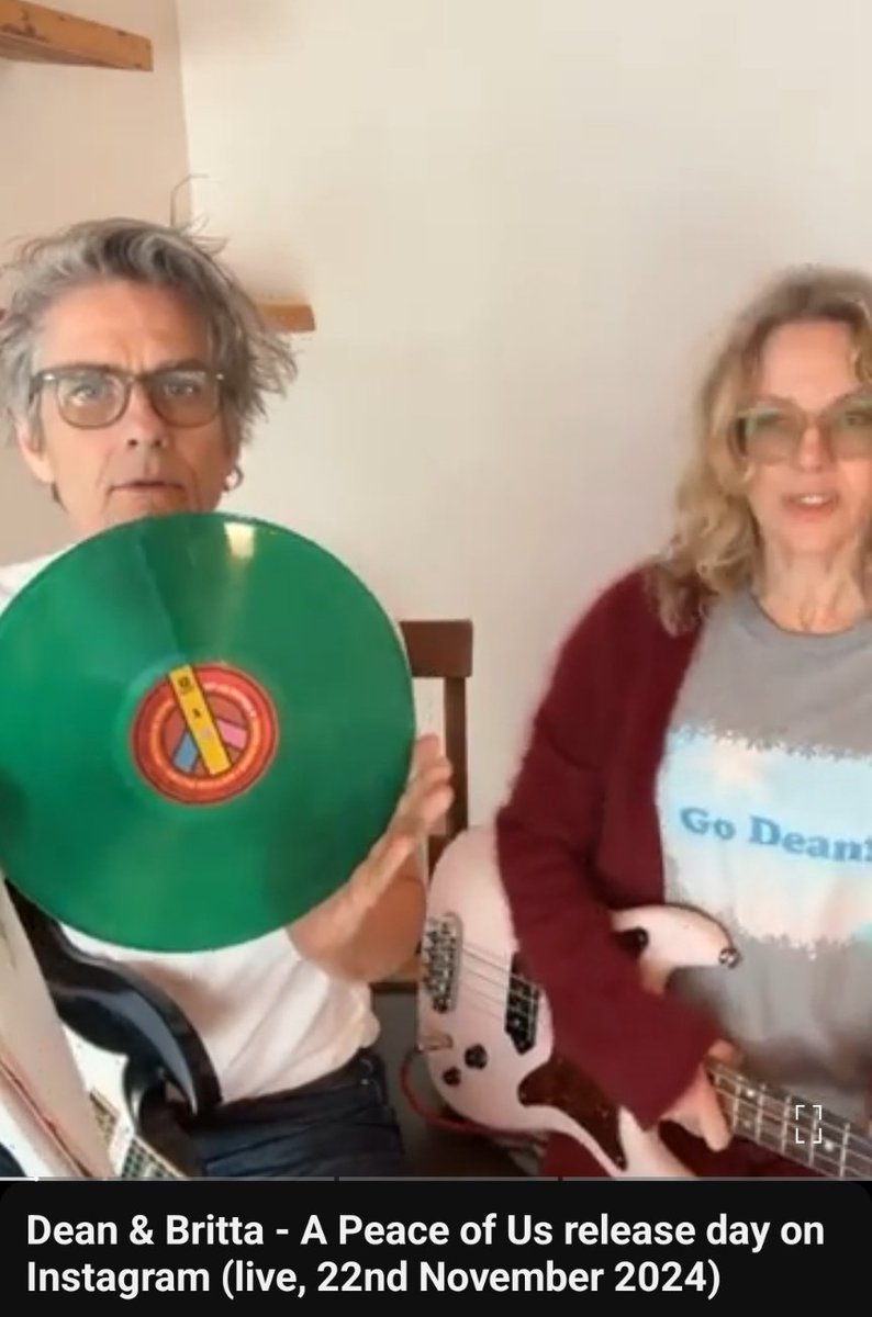 I've popped yesterday's Dean &amp; Britta Instagram live set on YouTube so you can watch them the right way round ~ it was beautiful!

youtu.be/7_myrS3Tw3Q?si…