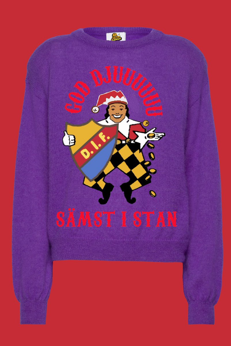 Djürgårdens jultröja 2024 har ju något. Det får man ge dem.