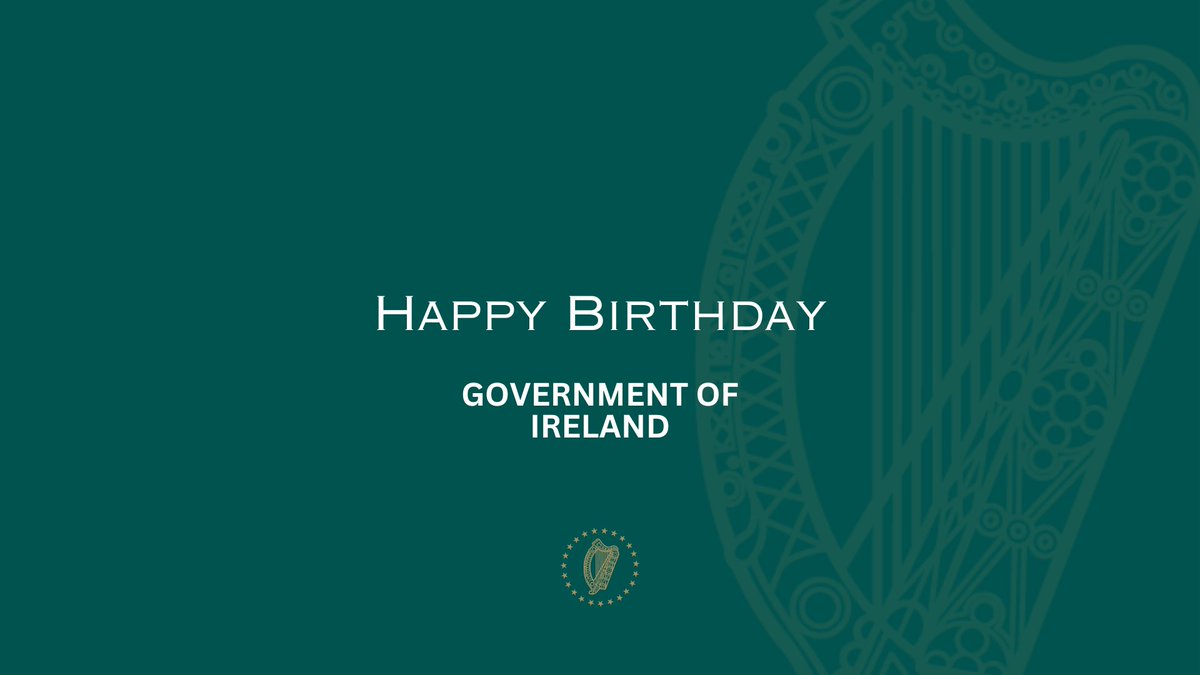 The Government of Ireland wishes His Excellency the Governor-General a very Happy Birthday. Lá breithe sona duit, a Bhoss.