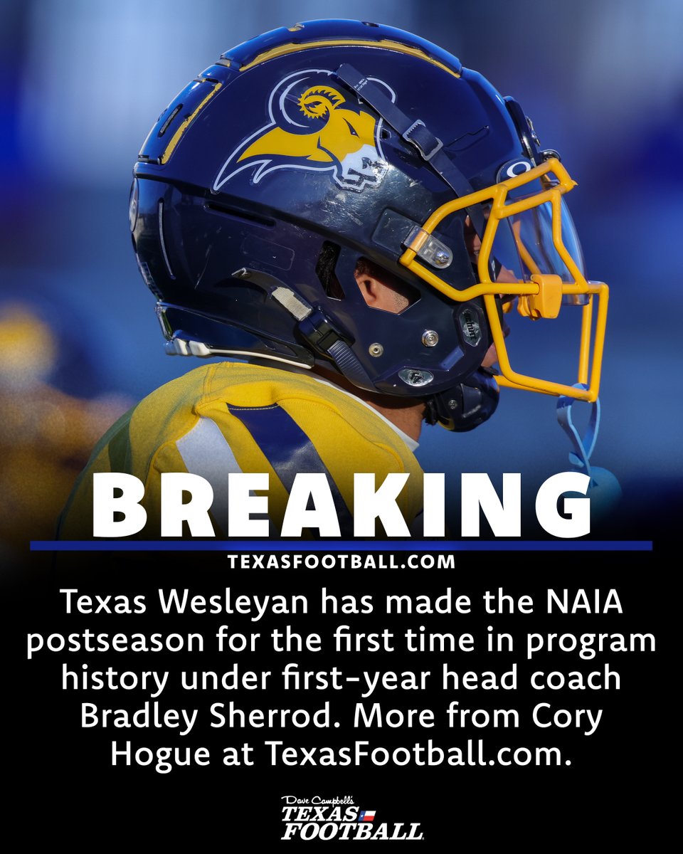 DFW Recruiting 817 (@recruiting817) on Twitter photo 🚨TX Wesleyan University Wins DFW Recruiting Football Sports Program Of The Year🚨@RamsFootball <a href="/NAIA/">NAIA</a> <a href="/NAIAFBALL/">NAIAFBALL</a> <a href="/RamSports/">TXWES Athletics</a> <a href="/TxWesFootball/">TxWes Football</a> <a href="/CoachBSherrod/">Coach Brad Sherrod</a> <a href="/TheESPNFootball/">ESPN Football News</a> <a href="/startelegram/">Fort Worth Star-Telegram</a> 🚨TX Wesleyan University Wins DFW Recruiting Football Sports Program Of The Year🚨@RamsFootball <a href="/NAIA/">NAIA</a> <a href="/NAIAFBALL/">NAIAFBALL</a> <a href="/RamSports/">TXWES Athletics</a> <a href="/TxWesFootball/">TxWes Football</a> <a href="/CoachBSherrod/">Coach Brad Sherrod</a> <a href="/TheESPNFootball/">ESPN Football News</a> <a href="/startelegram/">Fort Worth Star-Telegram</a>