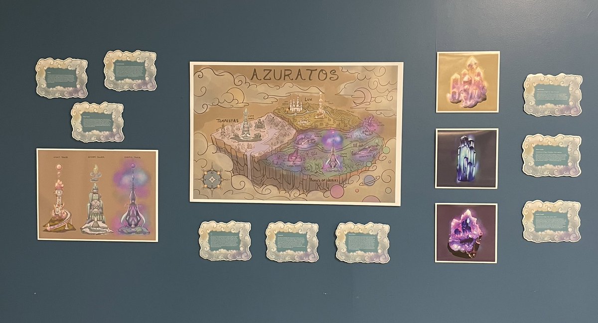 dorkymagedraws's tweet image. An entire semester of pain and suffering- it looks so good though!!
May I present… PROJECT AZURATOS! A fantasy civilization in the sky!
Digital closeups are in the replies :D