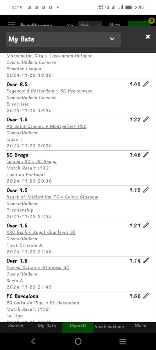 thomas651298981's tweet photo. I just placed a bet with Betway. Tap here to copy my bet or search for this booking code in the Multi Bet betslip X85216E63 https://t.co/0ulkFX0Crm https://t.co/7A2i4DGTar