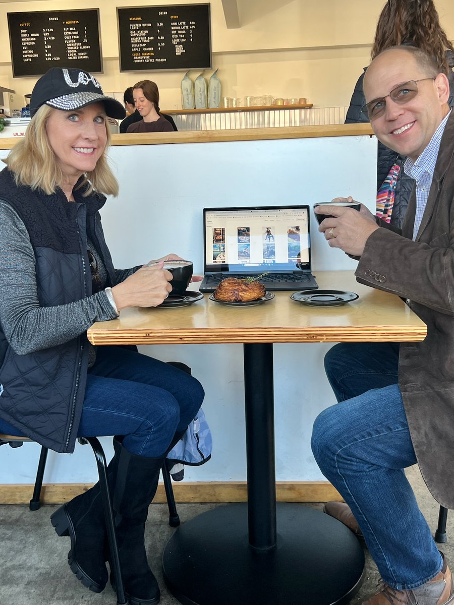 December issue is off to the printers and we are putting together our January health &amp; wellness issue while sipping warm drinks at @circlecoffeeco #supportlocal #topeka #thegoldencity #topekalifestyle