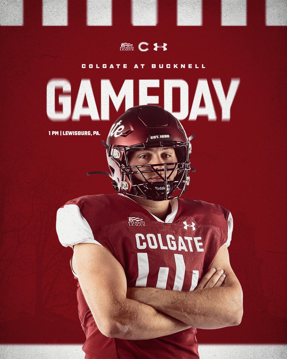 ColgateFB's tweet photo. Wrapping up the regular season today in Lewisburg!

📺 | https://t.co/BktFqx1MOe
📊 | https://t.co/2KpYGGMDGR

#GoGate | #ThreeForTheGate https://t.co/p9DuNuNlTH