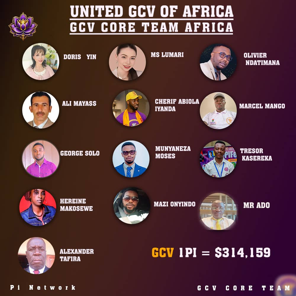 oliverndati's tweet photo. Today the United GCV ofAfrica has 37 countries with the strong GCV Core Team ofAfrica that will help the mission and vision of the Global GCV Core Team tobe accomplished through the International Ecosystem Development and Education for GCV.#PiNetwork money revolution@dorisyincpa https://t.co/1L5EjZiEWw