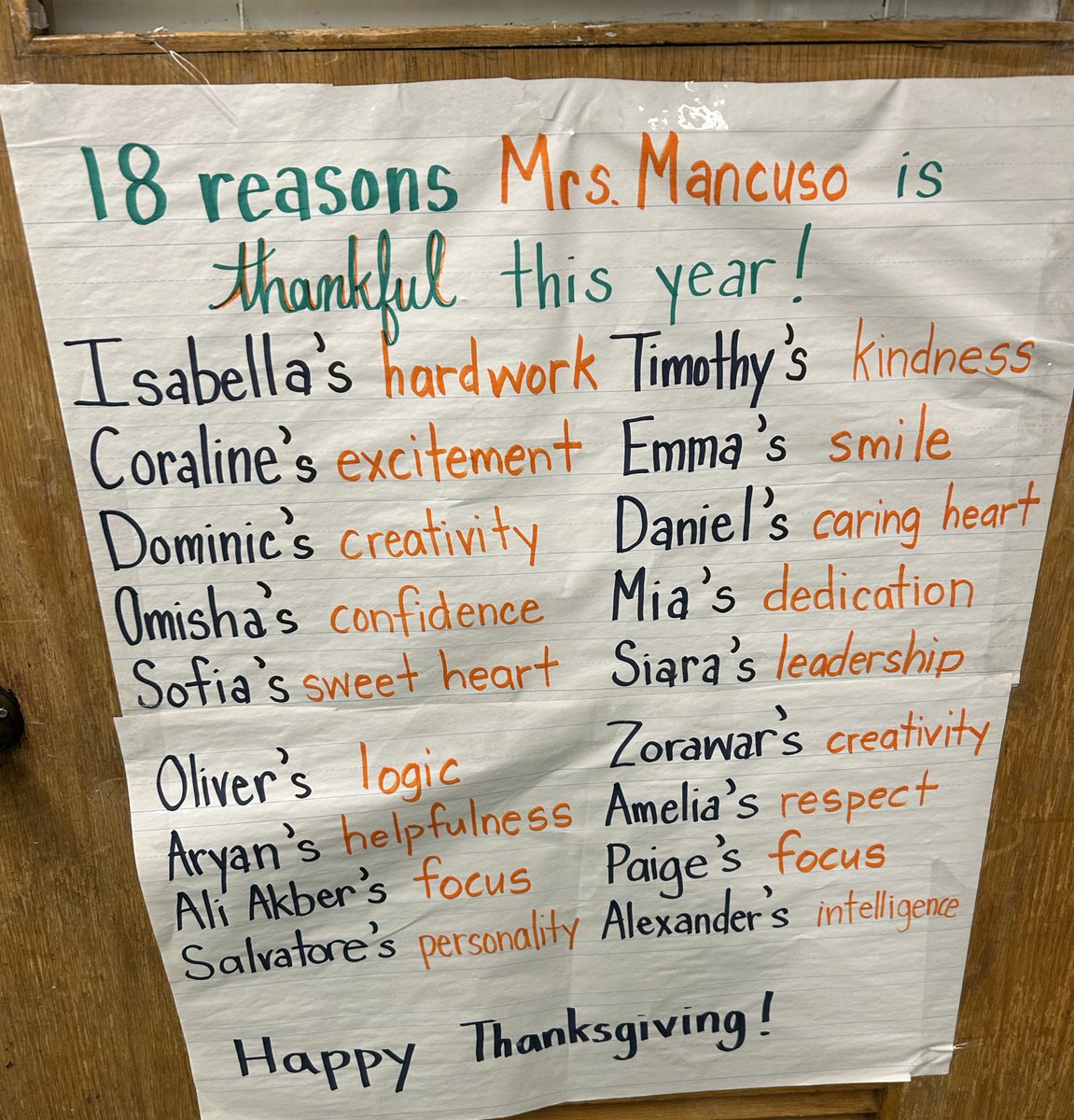 I have 18 reasons to be thankful this year! Beyond thankful to spend the season with this bunch! <a href="/emeadowschools/">East Meadow Schools</a> <a href="/ParkwayEMSchool/">Parkway Elementary School</a>