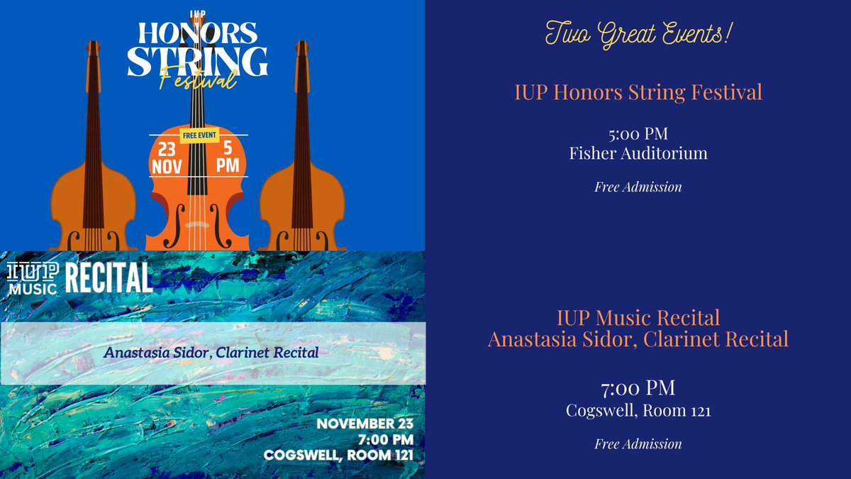 IUP Lively Arts tweet media