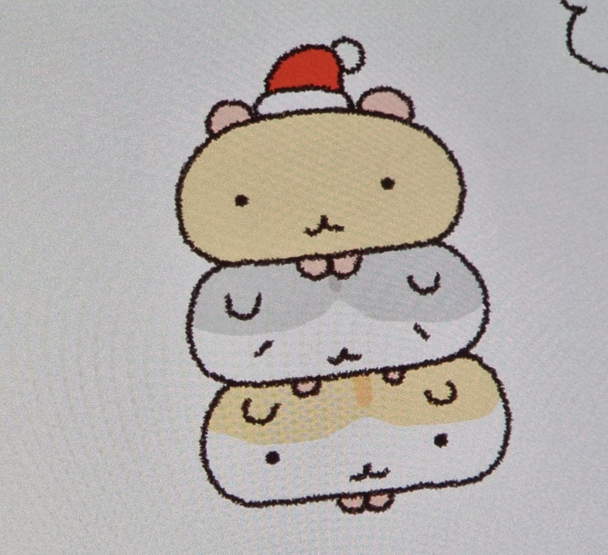 캐롤을 들으면서 크리스마스 스티커를 준비하고 있습니다!! 🎄🎧