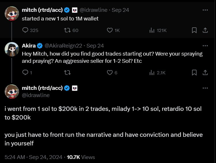ImperialYonko's tweet photo. I know im shilling a low mc cat coin. But @idrawline once said "you just have to front run the narrative and have conviction and believe in yourself"๐ฅ๐ฅ
I have conviction in #RECATDIO - the only retarded cat on the blockchain๐คก๐น
We have great community and fire memes. Team is cooking a terminal for this cat @Recatdio_Termnl ๐. We will be the smartest retarded cat soon. ๐ฏ
Check us out @retardiosolana <3
tg: https://t.co/227OpjRe64
web: https://t.co/tiv2DhP1MZ
CA E784FmMRsatcLkQcpxTv2Wnzms1UzBp4A5v6xp38pump