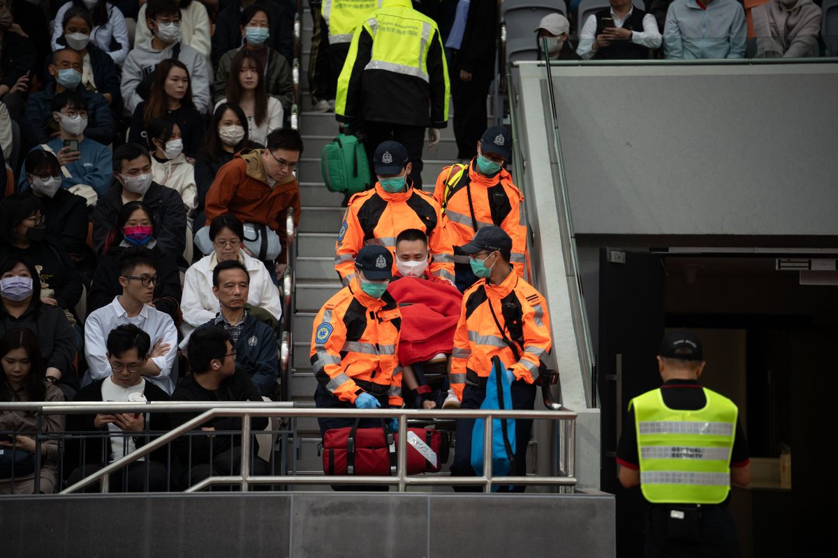 hkpoliceforce's tweet image. POISED TO PROTECT🏟️
The smooth running of an inter-dept test event at the🆕#KaiTakSportsPark’s📍Youth Sports Ground—with 4.5K🇭🇰govt staffers+500 citizens acting as spectators—is testament to the venue’s readiness in terms of crowd &amp;amp; crisis mgmt etc. to host audiences of 5K people