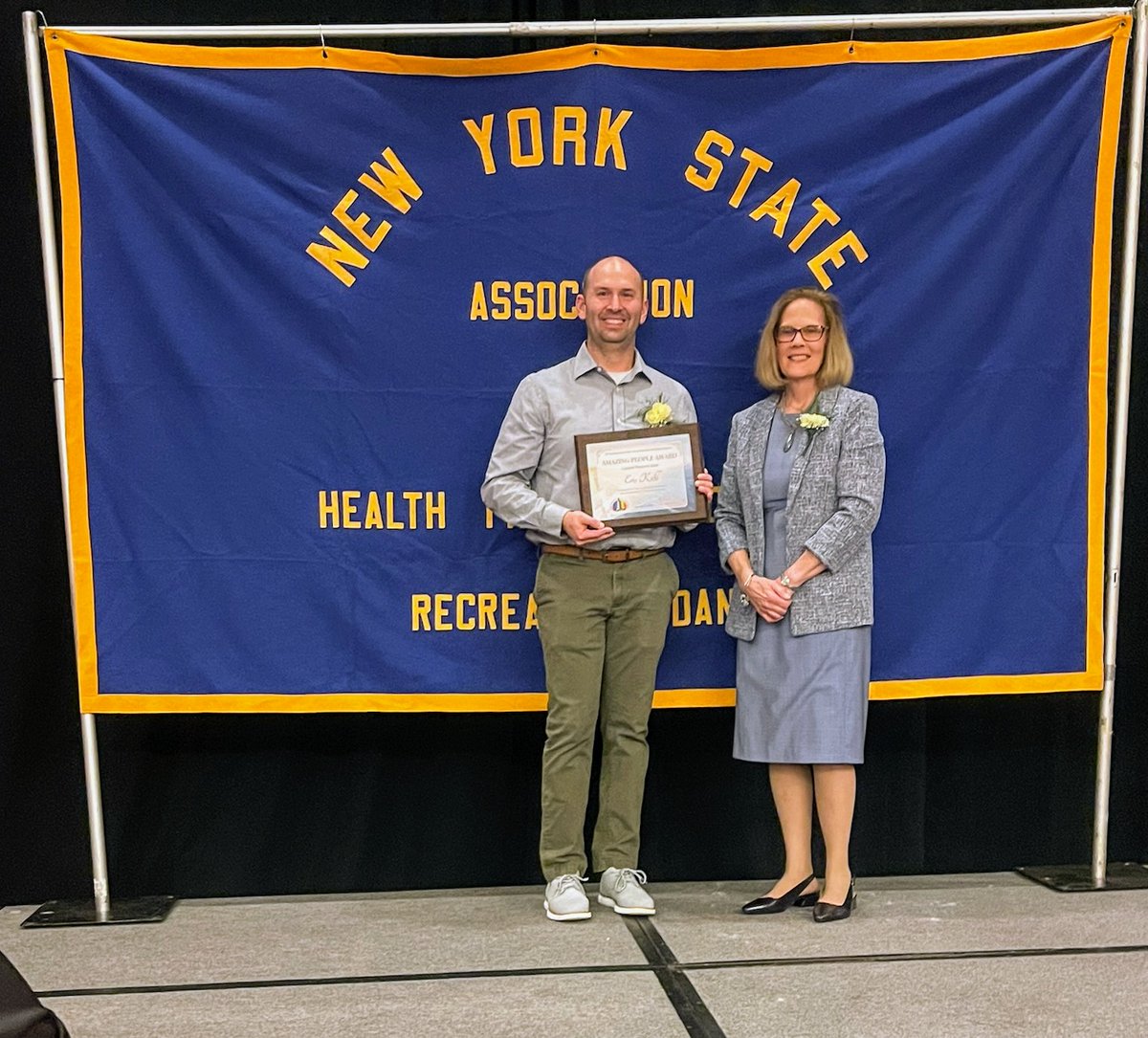 Thank you <a href="/CentralWZ/">CWZ</a> for selecting me as your <a href="/NYSAHPERD/">NYS AHPERD</a> amazing person! I am so privileged to be a part of an amazing group of people!